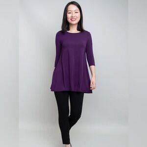 Blue Sky Royal Bamboo Tunic